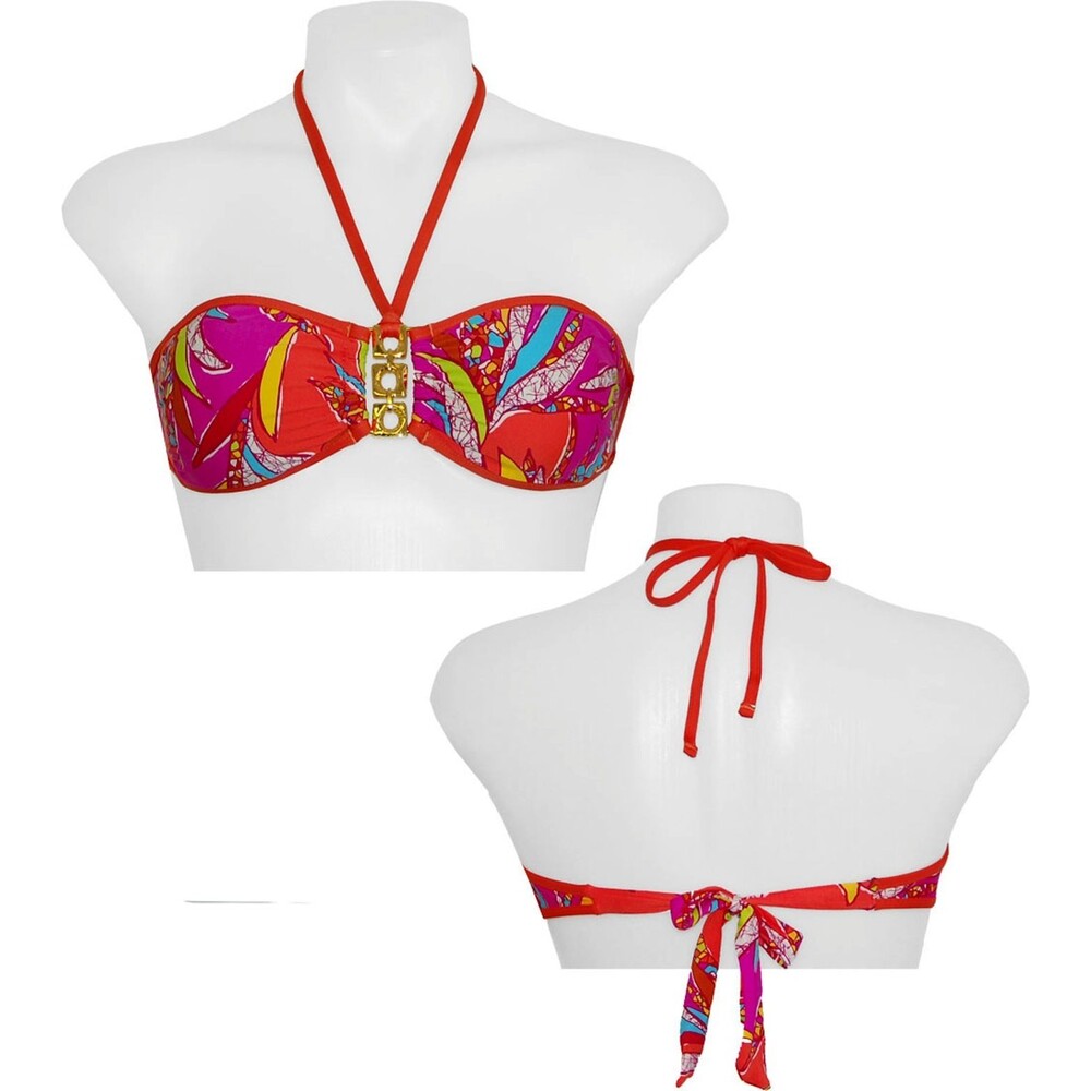 NWOT Trina Turk Paradisea Bandeau Bikini Top